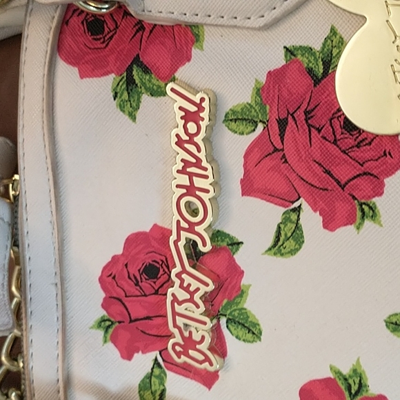 ECU Betsey Johnson Large Rose Crossbody Bag - Picture 6 of 17